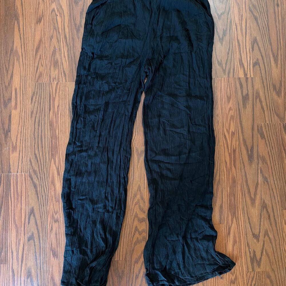 American Eagle Outfitters Flowy Black Pants Size L